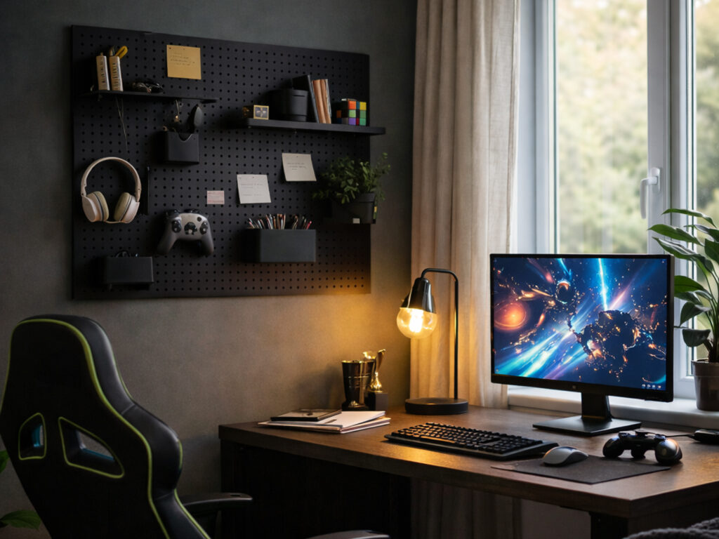 Loch pInnwand in einem Teenager Zimmer