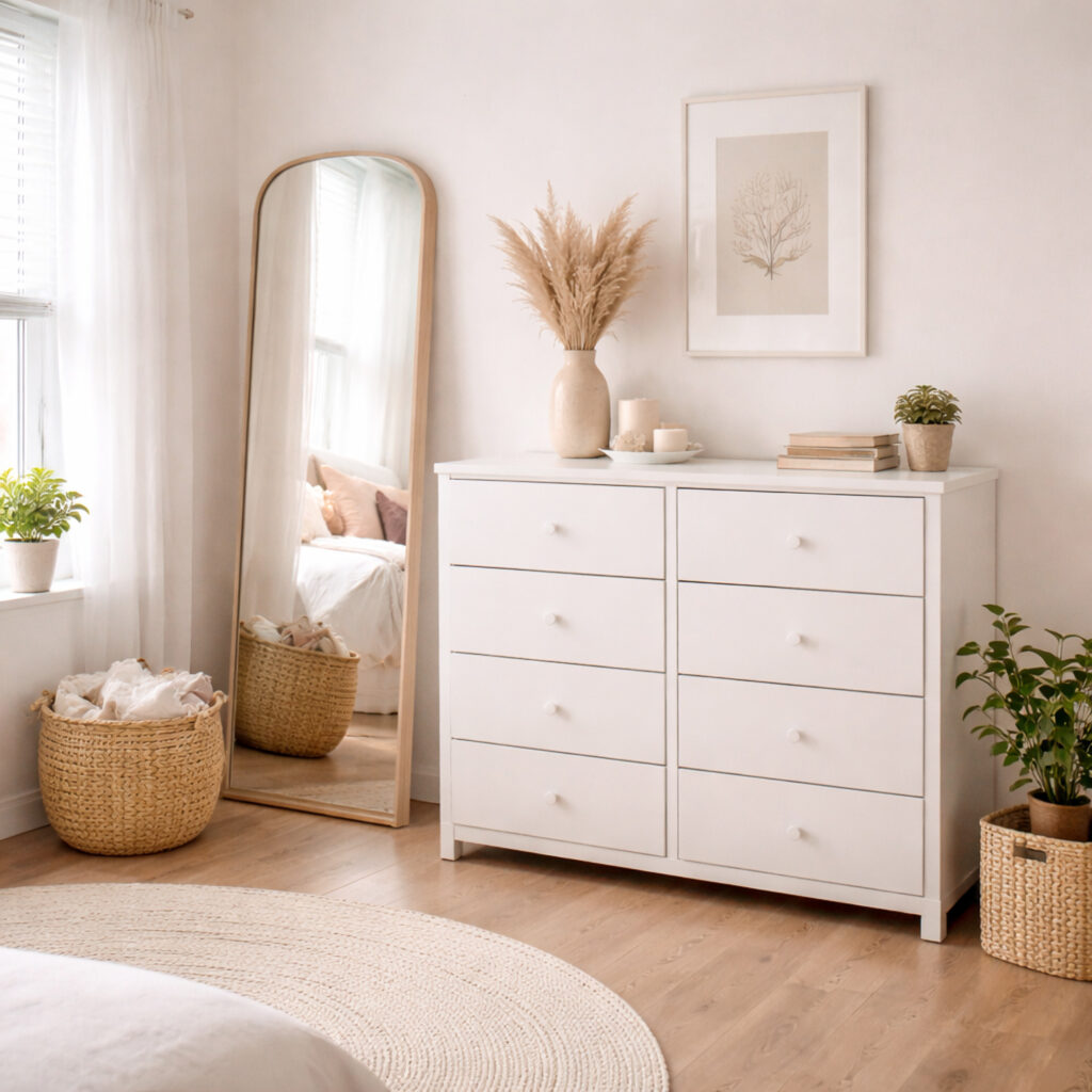 Teenager Zimmer mit Spiegel