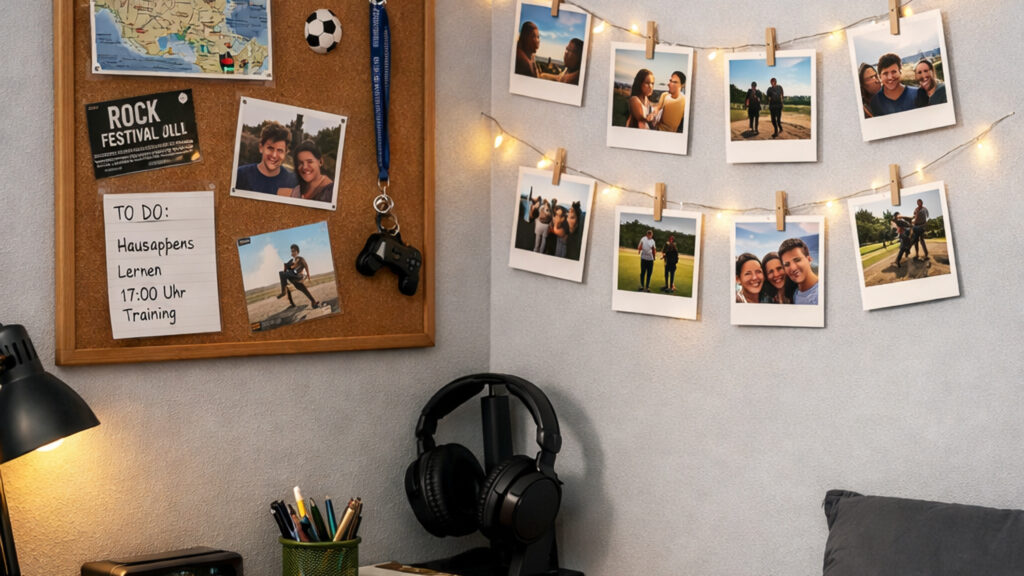 Fotowand Teenager Zimmer