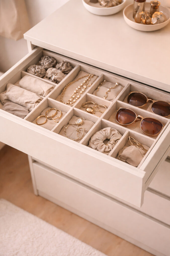 Schublade mit Organizer
