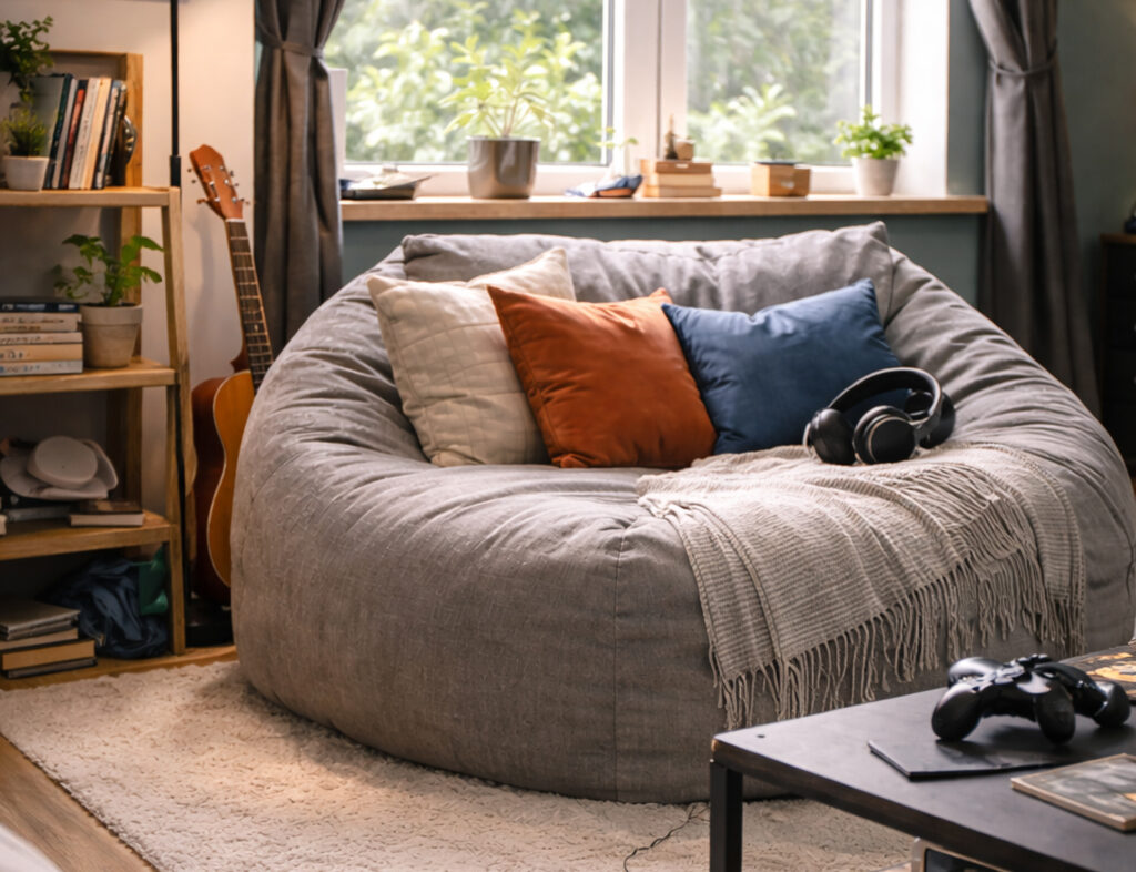 Sitzecke in einem teenager Jungen Zimmer