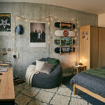 chillecke in einem Teenager Jungen Zimmer