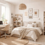 Teenager Zimmer Ideen: Minimalistisch, beige und plötzlich findet dein Teenie sein Zimmer wieder cool Teenager Zimmer In beige Tönen